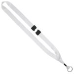3/4" rPET Dye-Sublimated Lanyard w/ Metal Crimp & Metal Split-Ring - 2