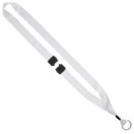 3/4" rPET Dye-Sublimated Lanyard w/ Metal Crimp & Metal Split-Ring - 5