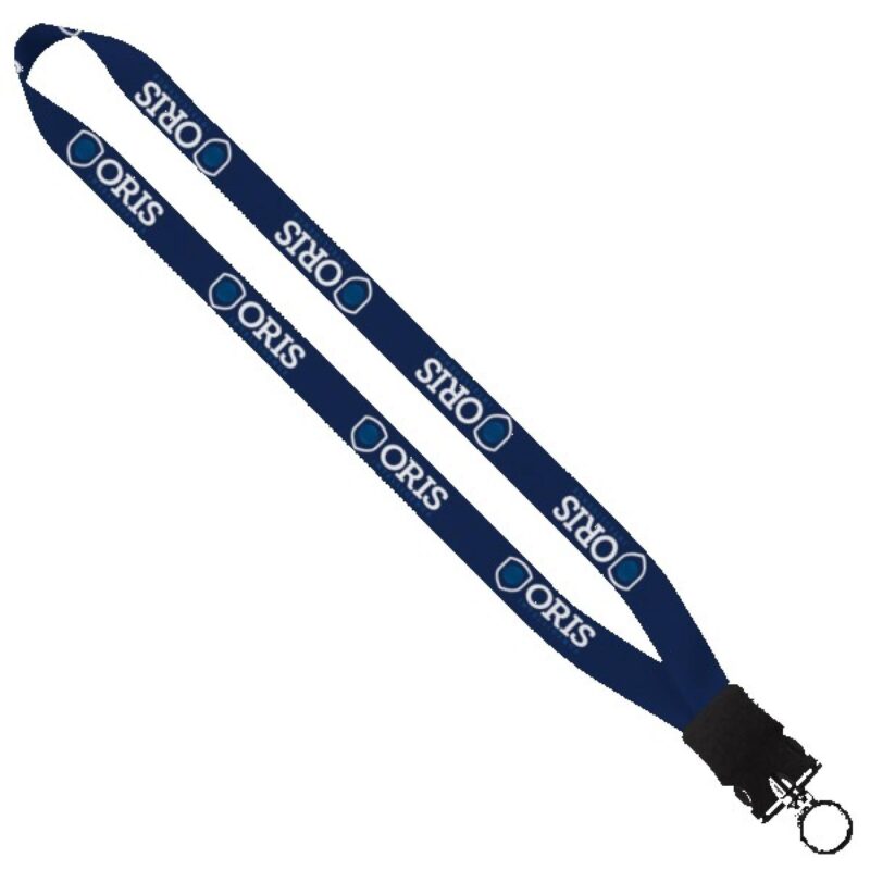 34-rPET-Dye-Sublimated-Waffle-Weave-Lanyard-with-Plastic-Snap-Buckle-Release-LWSR34X 3/4" rPET Dye-Sublimated Waffle Weave Lanyard with Plastic Snap-Buckle Release
