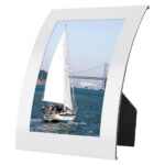 4" X 6" Curve Photo Frame" - 2