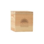 4" x 4" Small Square Wooden Box