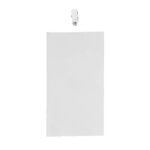 4" x 8" Printed Oversized Vertical Vinyl Pouch with Bulldog Clip - 1