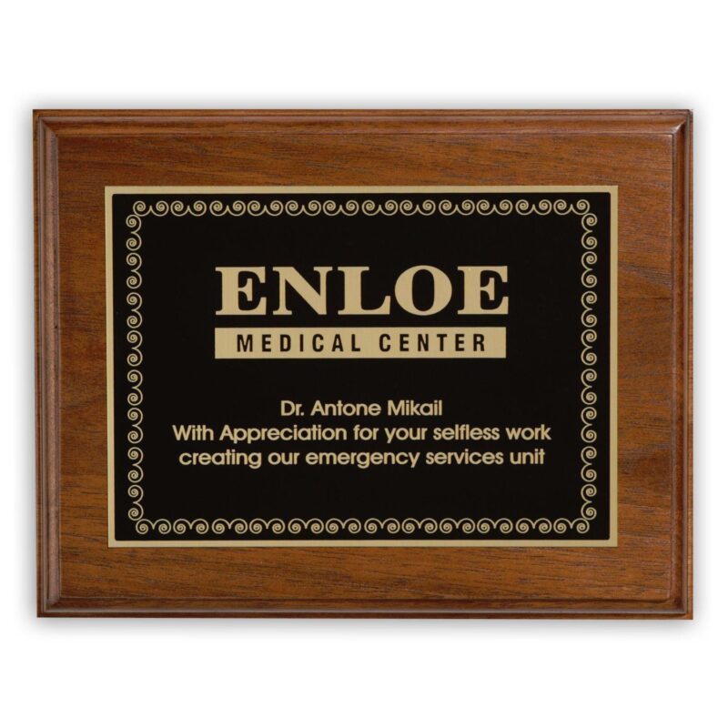 Ashford Small Plaque Award - 2