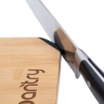 Bamboo Cutting Board w/Knife Sharpener - 2