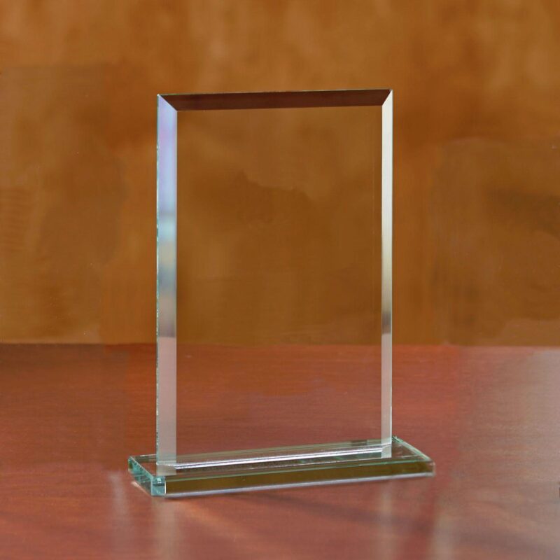 Beveled Rectangle - Medium Award - 1