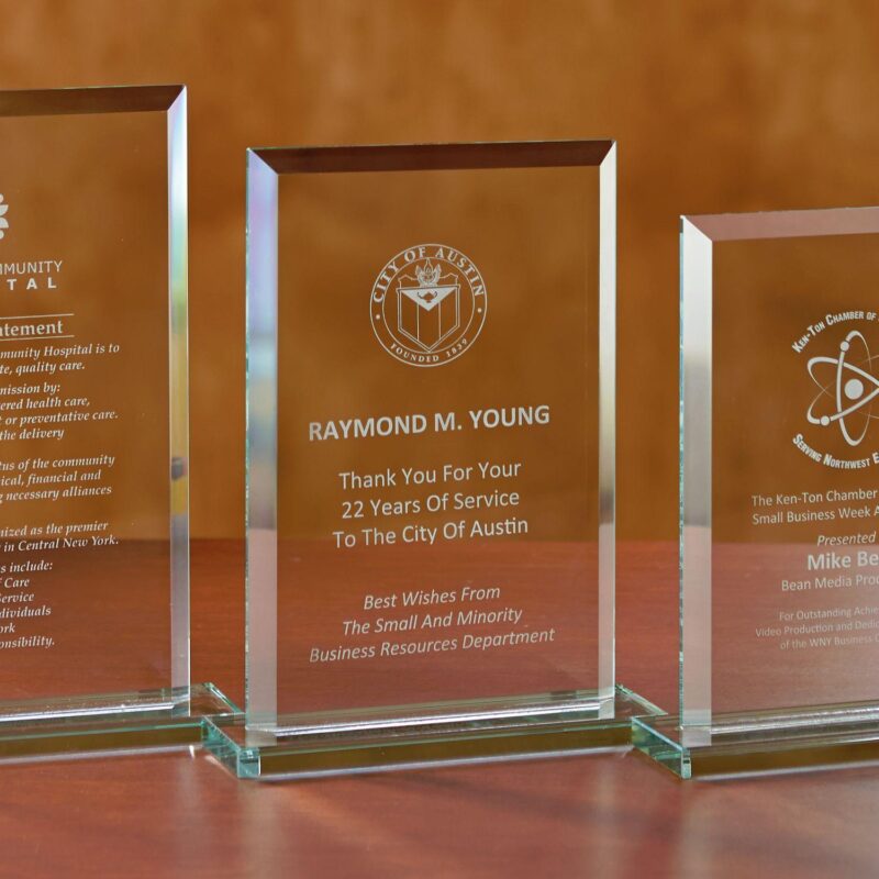 Beveled Rectangle - Medium Award