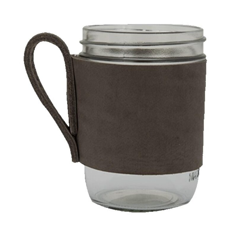 Brewster 16 oz. Wide Mason Jar & Sleeve - 2
