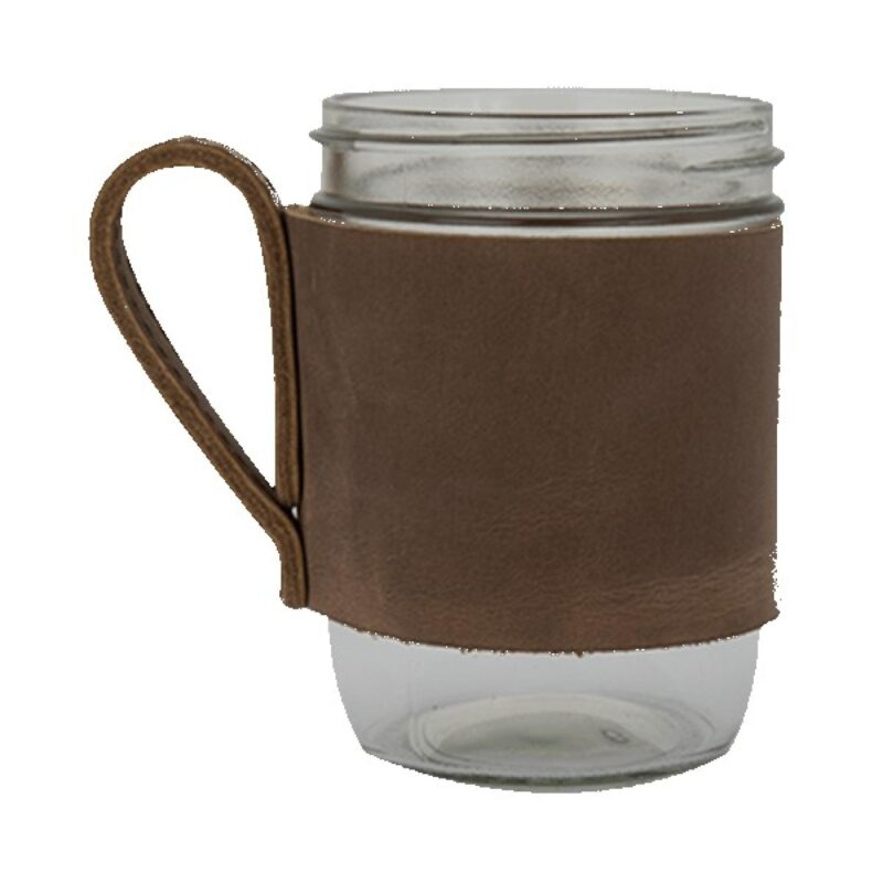 Brewster 16 oz. Wide Mason Jar & Sleeve - 3