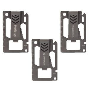 Bridger 9-in-1 Laser Engraved Money Clip Multitool