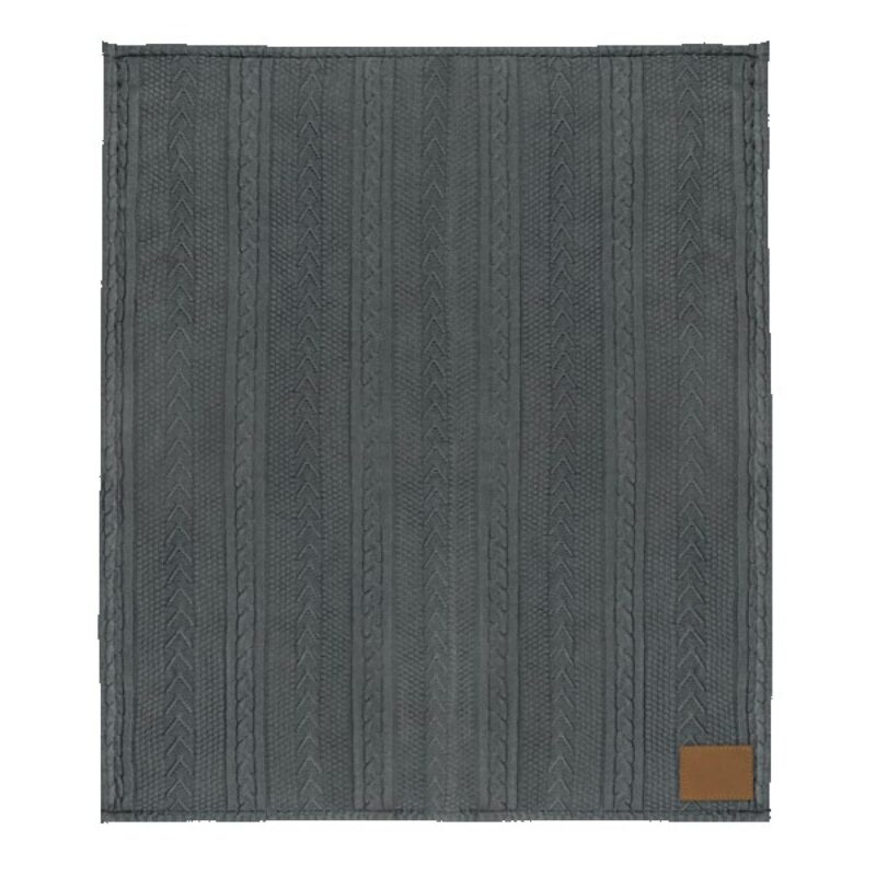 Cable Sherpa Blanket - 2