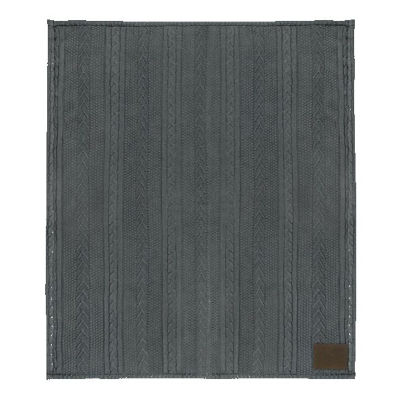 Cable Sherpa Blanket - 3