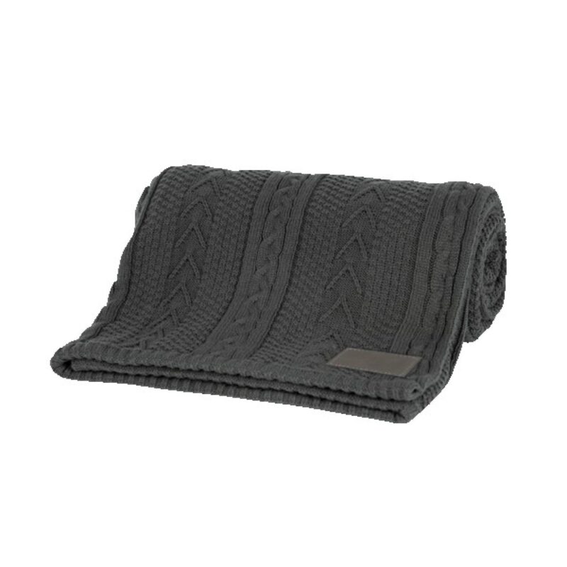 Cable Sherpa Blanket - 5