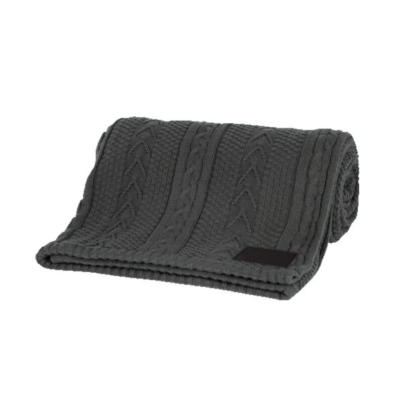 Cable Sherpa Blanket - 8