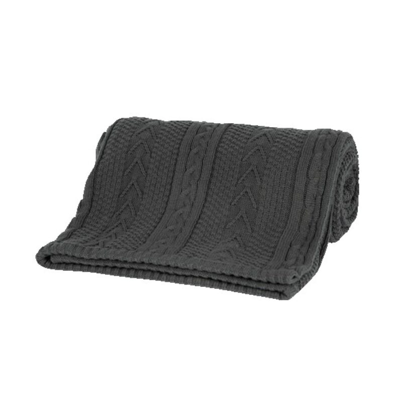 Cable Sherpa Blanket - 9