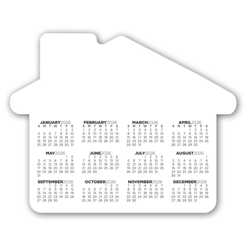 Calendar House Magnet - 1