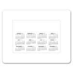 Calendar Punch Out Picture Frame - 1