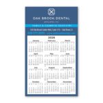 Calendar Sq Crnr Magnet 2-29/32 x 4-15/16 - 3