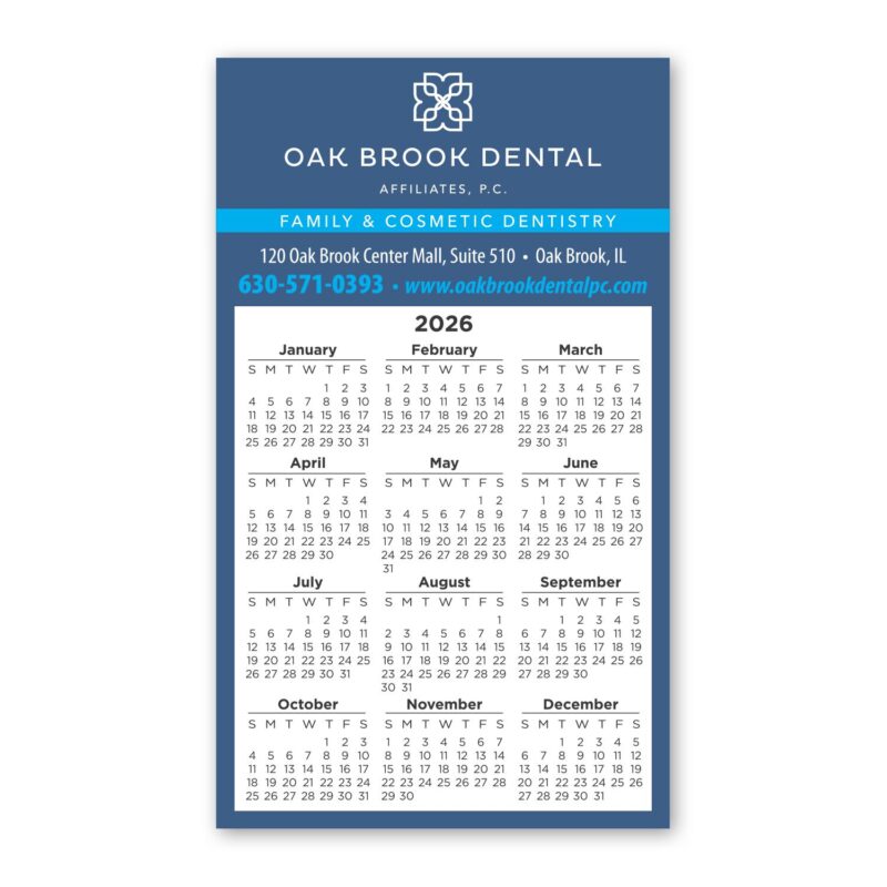 Calendar Sq Crnr Magnet 2-29/32 x 4-15/16