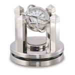 Celestial Silver Gimbal Clock - 1