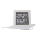 Cipher Wood Frame with Plastic Letter Board - 1
