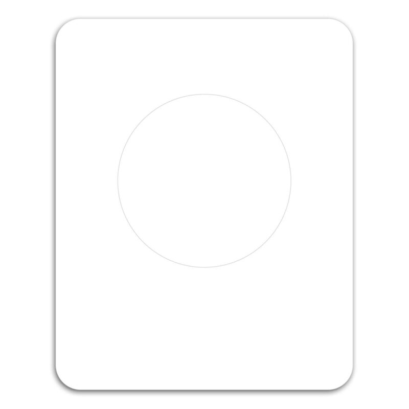 Circle Punch Out Picture Frame Magnet - 1