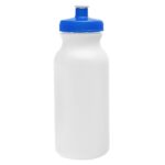 Circuit 20oz Bike Bottle - White w/Push-Pull Lid - 6