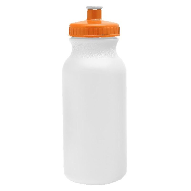 Circuit 20oz Bike Bottle - White w/Push-Pull Lid - 8