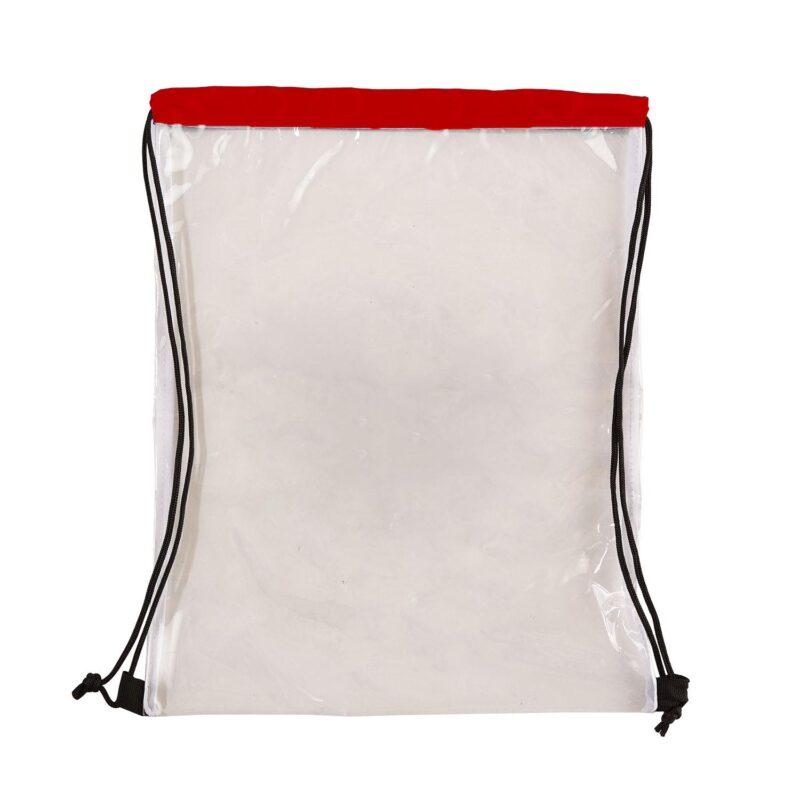 Clear Vinyl Drawstring Bag - 6