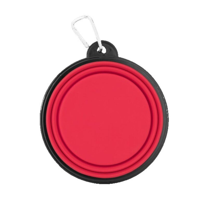 Collapsible Silicone Pet Bowl w/Carabiner - 2
