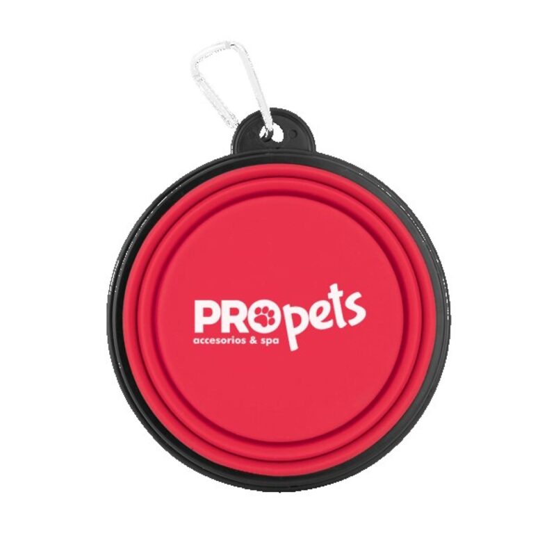 Collapsible Silicone Pet Bowl w/Carabiner - 5