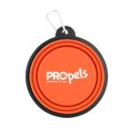 Collapsible Silicone Pet Bowl w/Carabiner - 7