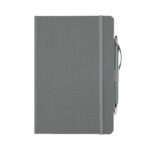 Crosshatch PU Notebook With Pen - 1
