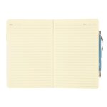 Crosshatch PU Notebook With Pen - 2