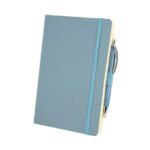 Crosshatch PU Notebook With Pen - 4
