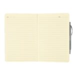 Crosshatch PU Notebook With Pen - 5