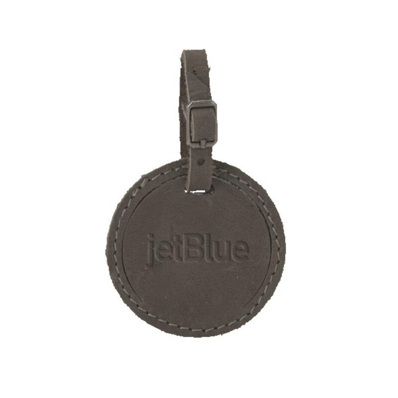 Culver Round Leather Luggage Tag - 6