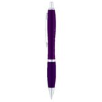 Curvaceous Metal Ballpoint Pen - 1