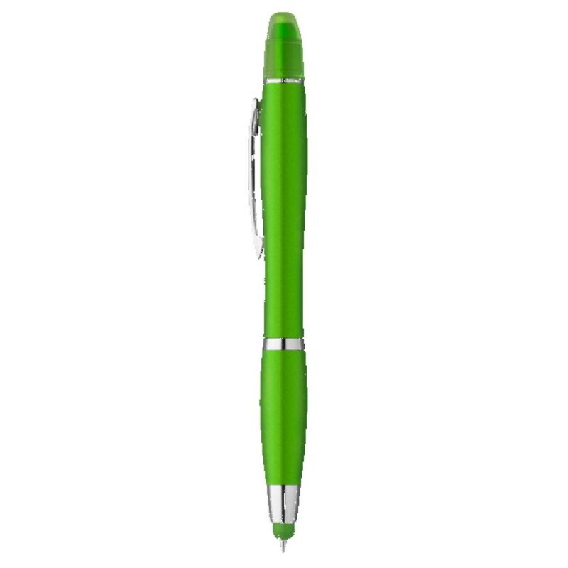 Curvaceous Metallic Stylus Highlighter Pen - 1