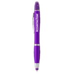 Curvaceous Metallic Stylus Highlighter Pen - 5