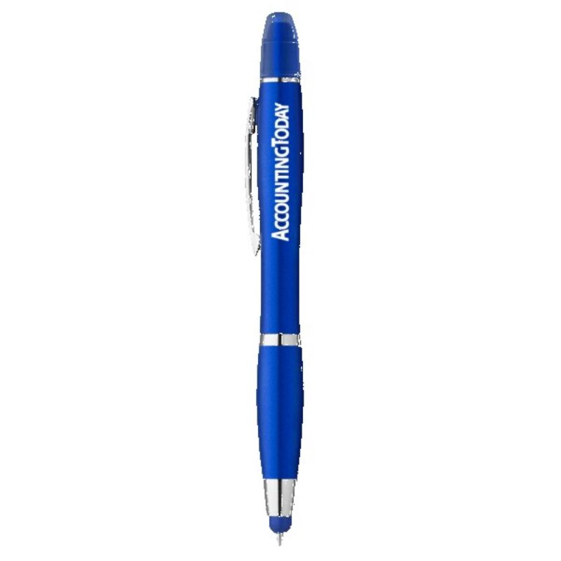 Curvaceous Metallic Stylus Highlighter Pen - 6
