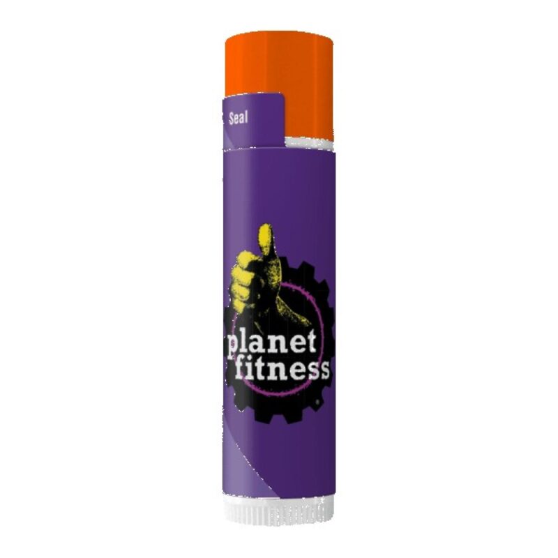 Custom SPF 15 Lip Balm in White Tube with Colored Cap - 2