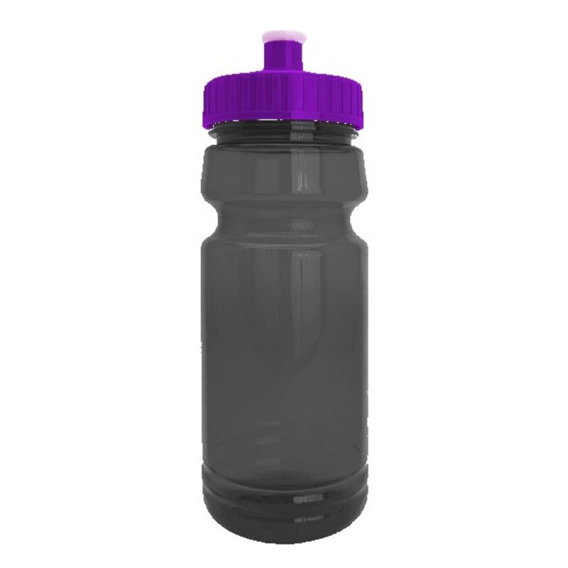 Cycle 24oz Recycled Transparent Bike Bottle w/Push-Pull Lid - 2