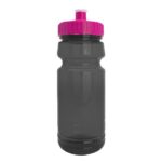 Cycle 24oz Recycled Transparent Bike Bottle w/Push-Pull Lid - 6