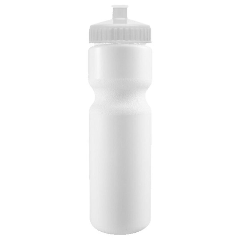 Cyclo-Cross 28oz Bike Bottle - White w/Push-Pull Lid - 1