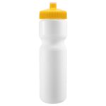 Cyclo-Cross 28oz Bike Bottle - White w/Push-Pull Lid - 2