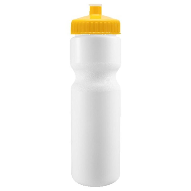 Cyclo-Cross 28oz Bike Bottle - White w/Push-Pull Lid - 2