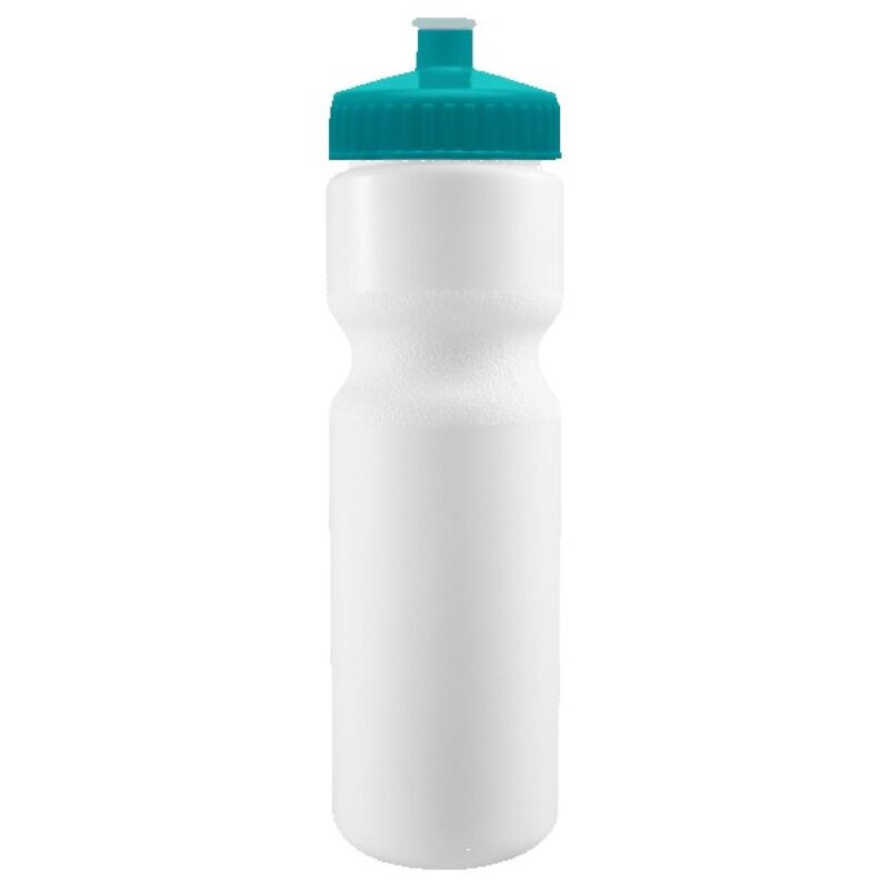 Cyclo-Cross 28oz Bike Bottle - White w/Push-Pull Lid - 3