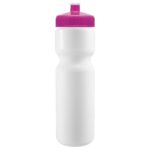 Cyclo-Cross 28oz Bike Bottle - White w/Push-Pull Lid - 6