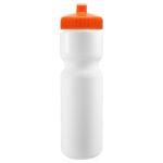 Cyclo-Cross 28oz Bike Bottle - White w/Push-Pull Lid - 8