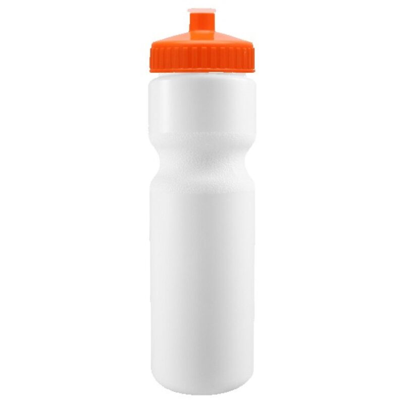 Cyclo-Cross 28oz Bike Bottle - White w/Push-Pull Lid - 8
